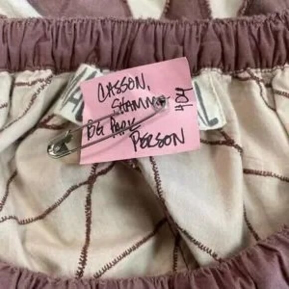 Magnolia Pearl Quiltwork Garçon Trousers Cotton Patchwork Harem Pants - Picture 7 of 11